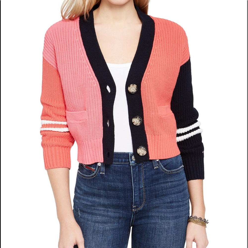Tommy Jeans Colorblock Varsity Cardigan
